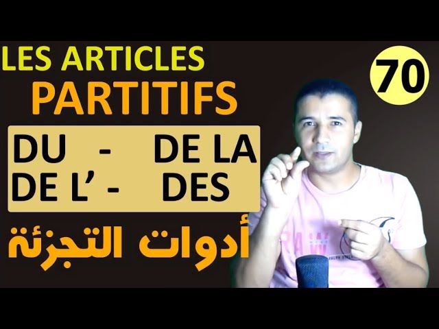 Les articles partitifs