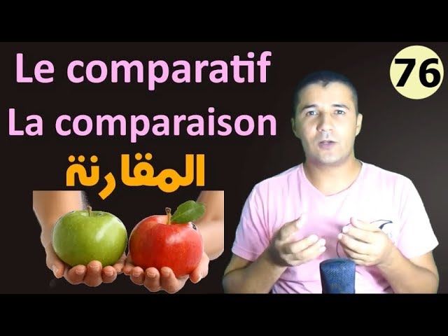 La comparaison / Le comparatif